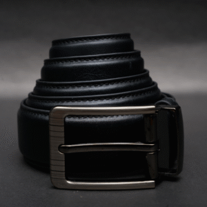 Zays Handcrafted Genuine Leather Belt for Men – Premium Quality, Adjustable, Stylish & Durable (ZMB208-Black) Special Offer