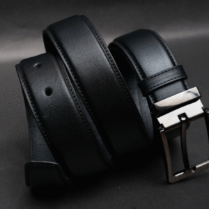Alternative view of Zays Handcrafted Genuine Leather Belt for Men – Premium Quality, Adjustable, Stylish & Durable (ZMB208-Black) Special Offer