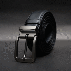Alternative view of Zays Handcrafted Genuine Leather Belt for Men – Premium Quality, Adjustable, Stylish & Durable (BS103-BC101-Black) Special Offer