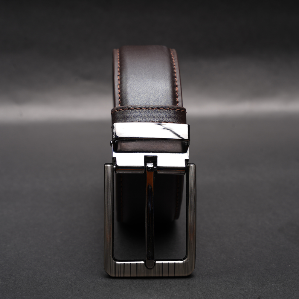 Zays Handcrafted Genuine Leather Belt for Men – Premium Quality, Adjustable, Stylish & Durable (ZMB209-Chocolate) Special Offer - Image 6