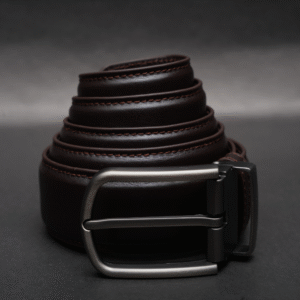Zays Handcrafted Genuine Leather Belt for Men – Premium Quality, Adjustable, Stylish & Durable (BS104-BC102-Chocolate) Special Offer