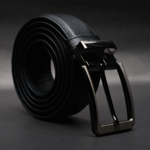 Alternative view of Zays Handcrafted Genuine Leather Belt for Men – Premium Quality, Adjustable, Stylish & Durable (ZMB212-Black) Special Offer