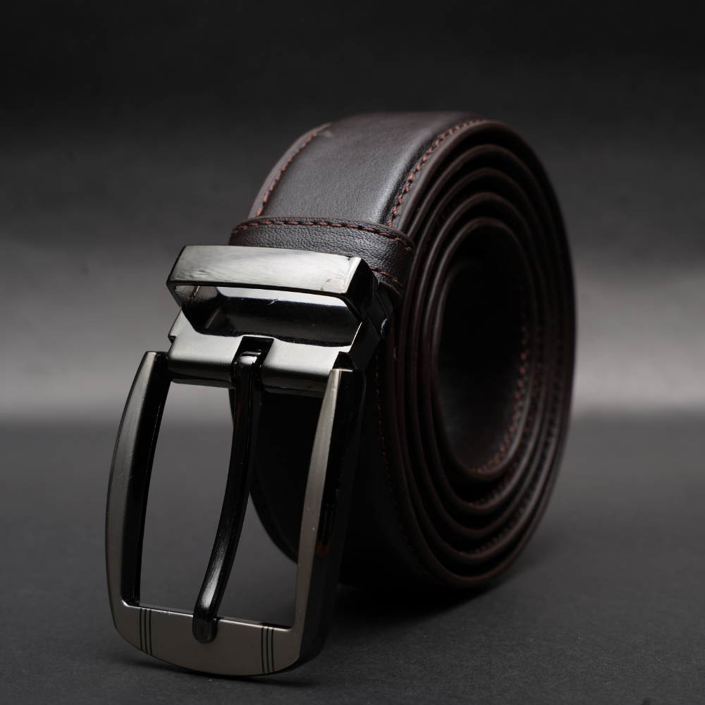 Zays Handcrafted Genuine Leather Belt for Men – Premium Quality, Adjustable, Stylish & Durable (ZMB211-Chocolate) - Image 9
