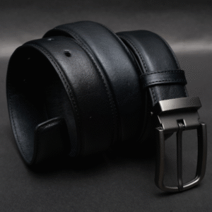 Alternative view of Zays Handcrafted Genuine Leather Belt for Men – Premium Quality, Adjustable, Stylish & Durable (BS103-BC102-Black) Special Offer