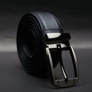 Alternative view of Zays Handcrafted Genuine Leather Belt for Men – Premium Quality, Adjustable, Stylish & Durable (ZMB210-Black) Special Offer