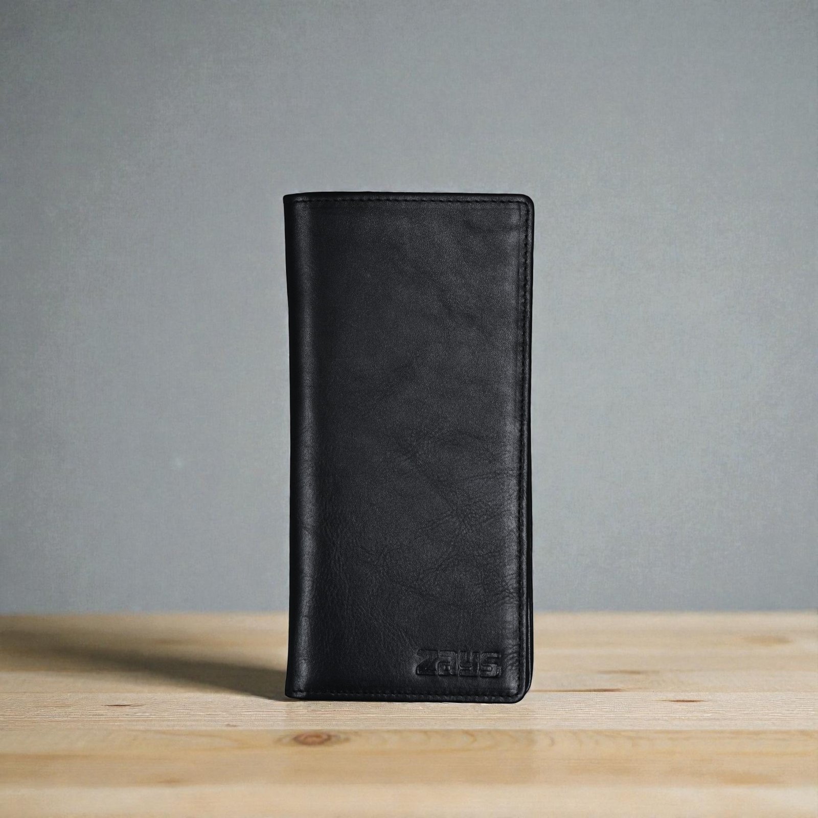 Zays Handcrafted Premium Eco-Friendly Leather Long Wallet for Mobile and Many things - Slim Durable - Stylish Wallet for Unisex - Top-Grain Leather - Compact - Lightweight (ZLW110-Black) - Image 13