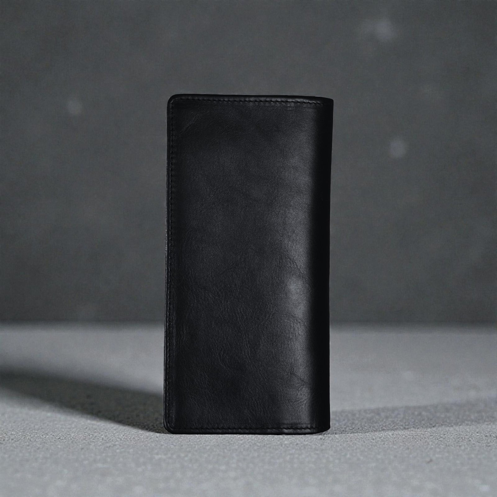 Zays Handcrafted Premium Eco-Friendly Leather Long Wallet for Mobile and Many things - Slim Durable - Stylish Wallet for Unisex - Top-Grain Leather - Compact - Lightweight (ZLW110-Black) - Image 11