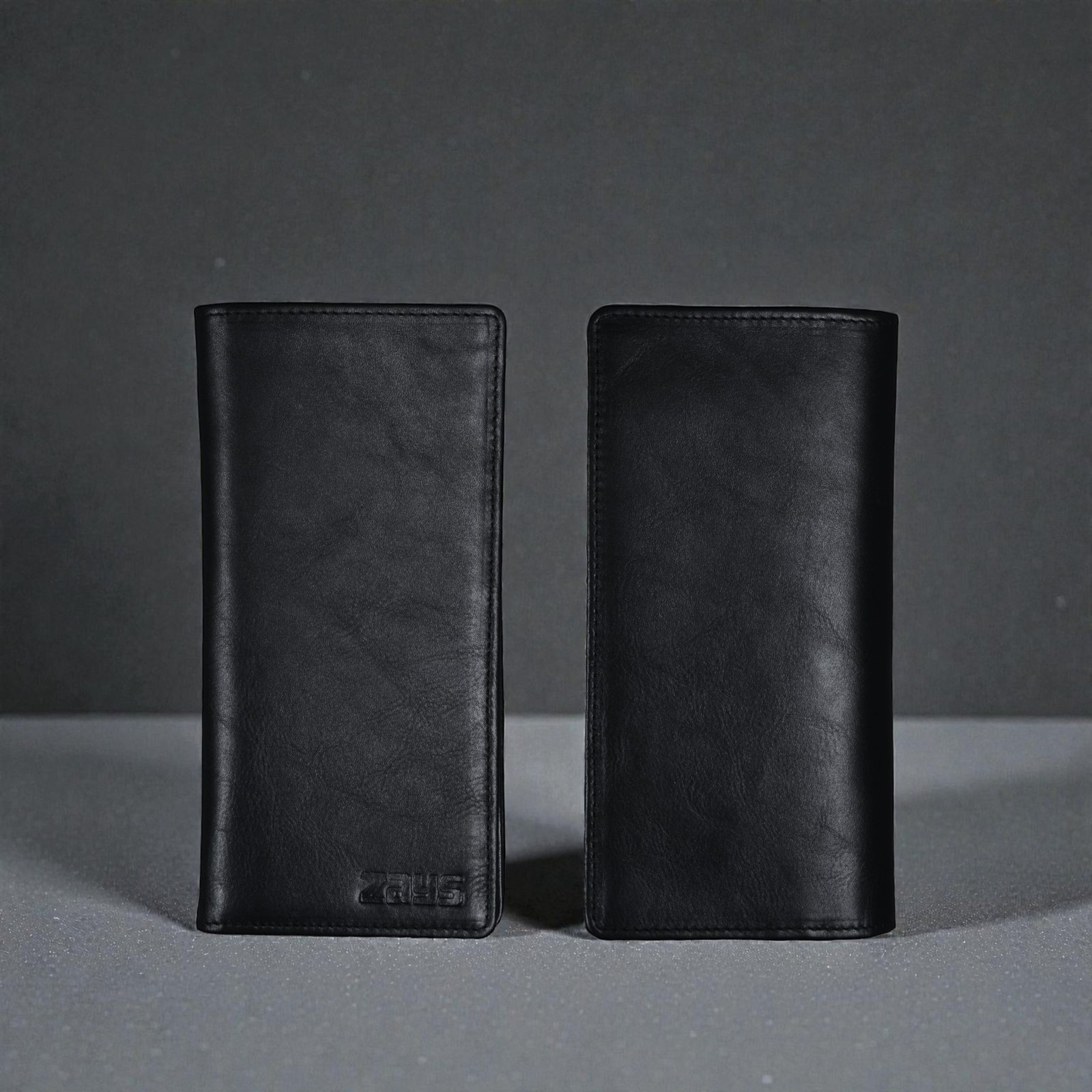 Zays Handcrafted Premium Eco-Friendly Leather Long Wallet for Mobile and Many things - Slim Durable - Stylish Wallet for Unisex - Top-Grain Leather - Compact - Lightweight (ZLW110-Black) - Image 10