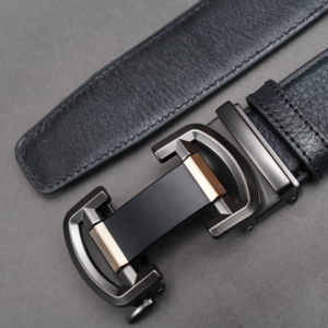 Alternative view of Zays Handcrafted Imported Genuine Leather Auto Gear Belt for Men – Premium Quality, Adjustable, Stylish & Durable - (BC130-BS110-Black)