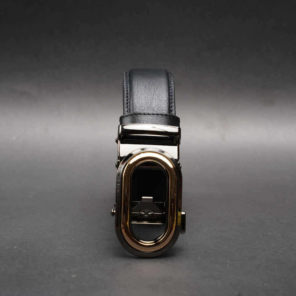 Zays Handcrafted Imported Genuine Leather Auto Gear Belt for Men – Premium Quality, Adjustable, Stylish & Durable - (BC121-BS110-Black) - Image 8