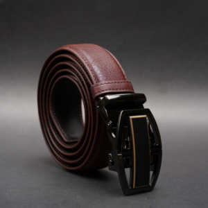 Alternative view of Zays Handcrafted Imported Genuine Leather Auto Gear Belt for Men – Premium Quality, Adjustable, Stylish & Durable - (BC129-BS112-Antique Brown)