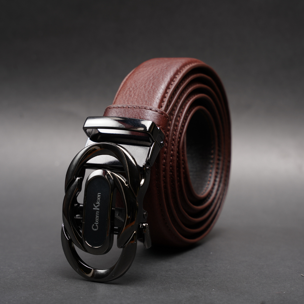Zays Handcrafted Imported Genuine Leather Auto Gear Belt for Men – Premium Quality, Adjustable, Stylish & Durable - (BC122-BS112-Antique Brown) - Image 10