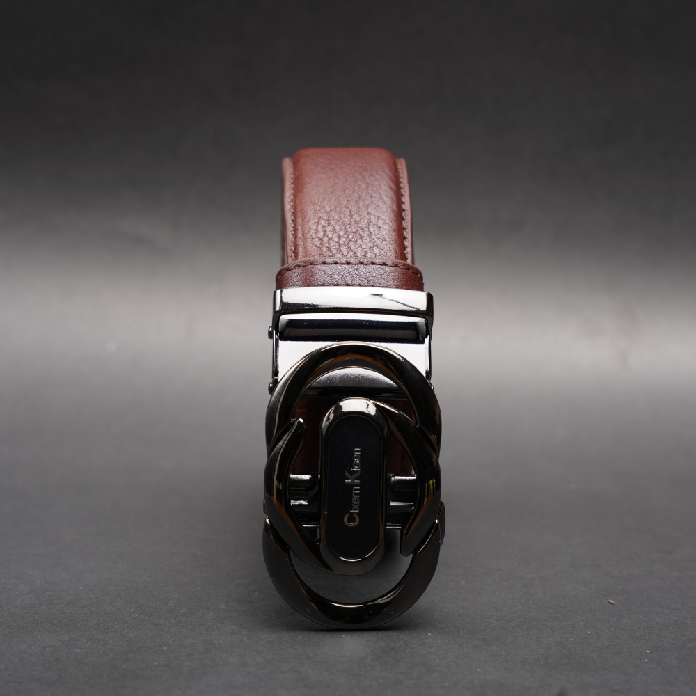 Zays Handcrafted Imported Genuine Leather Auto Gear Belt for Men – Premium Quality, Adjustable, Stylish & Durable - (BC122-BS112-Antique Brown) - Image 9
