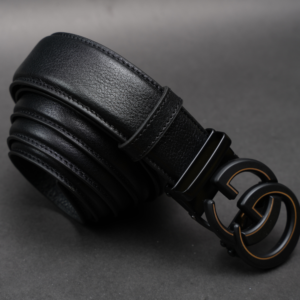 Alternative view of Zays Handcrafted Imported Genuine Leather Auto Gear Belt for Men – Premium Quality, Adjustable, Stylish & Durable - (BC128-BS110-Black)