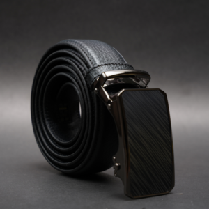 Alternative view of Zays Handcrafted Imported Genuine Leather Auto Gear Belt for Men – Premium Quality, Adjustable, Stylish & Durable - (BC127-BS110-Black)