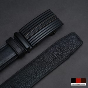 Zays Handcrafted Imported Genuine Leather Auto Gear Belt for Men – Premium Quality, Adjustable, Stylish & Durable - BC133