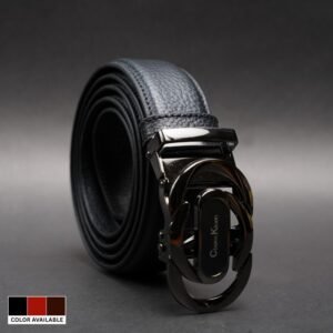 Zays Handcrafted Imported Genuine Leather Auto Gear Belt for Men – Premium Quality, Adjustable, Stylish & Durable - BC122