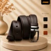 Zays Handcrafted Genuine Leather Belt for Men – Premium Quality, Adjustable, Stylish & Durable - BC108