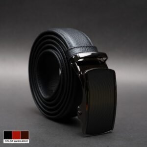 Zays Handcrafted Imported Genuine Leather Auto Gear Belt for Men – Premium Quality, Adjustable, Stylish & Durable - BC125
