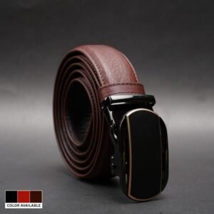 Zays Handcrafted Imported Genuine Leather Auto Gear Belt for Men – Premium Quality, Adjustable, Stylish & Durable - BC126
