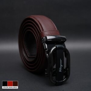 Zays Handcrafted Imported Genuine Leather Auto Gear Belt for Men – Premium Quality, Adjustable, Stylish & Durable - BC141