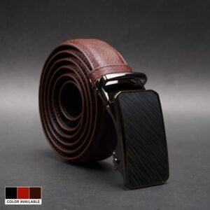 Zays Handcrafted Imported Genuine Leather Auto Gear Belt for Men – Premium Quality, Adjustable, Stylish & Durable - BC127