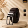 Zays Handcrafted Genuine Leather Belt for Men – Premium Quality, Adjustable, Stylish & Durable - BC119