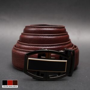 Zays Handcrafted Imported Genuine Leather Auto Gear Belt for Men – Premium Quality, Adjustable, Stylish & Durable - BC129