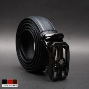Zays Handcrafted Imported Genuine Leather Auto Gear Belt for Men – Premium Quality, Adjustable, Stylish & Durable - BC132
