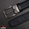 Zays Handcrafted Genuine Leather Belt for Men – Premium Quality, Adjustable, Stylish & Durable (BC101-P)
