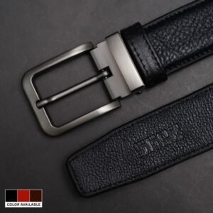 Zays Handcrafted Genuine Leather Belt for Men – Premium Quality, Adjustable, Stylish & Durable (BC101-P)