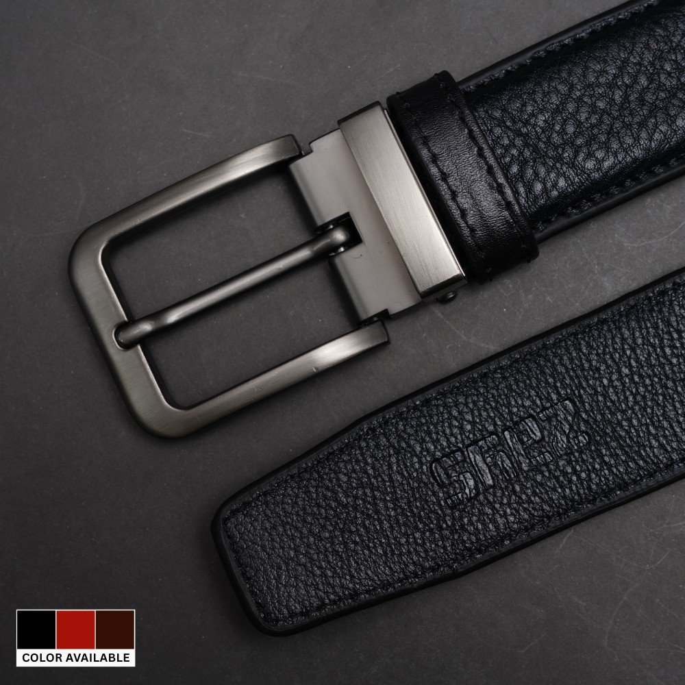 Zays Handcrafted Genuine Leather Belt for Men – Premium Quality, Adjustable, Stylish & Durable (BC101-P)