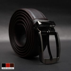 Zays Handcrafted Genuine Leather Belt for Men – Premium Quality, Adjustable, Stylish & Durable - BC118