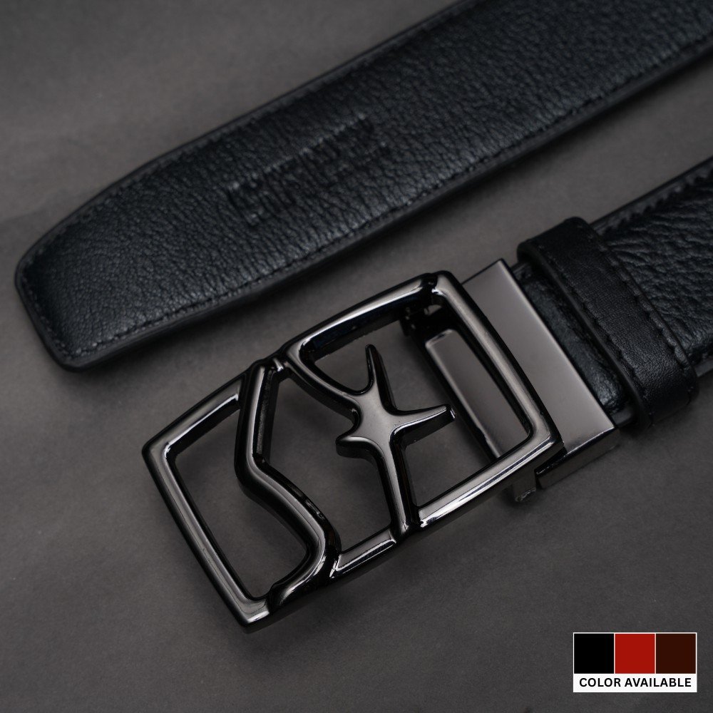 Zays Handcrafted Genuine Leather Belt for Men – Premium Quality, Adjustable, Stylish & Durable - BC116