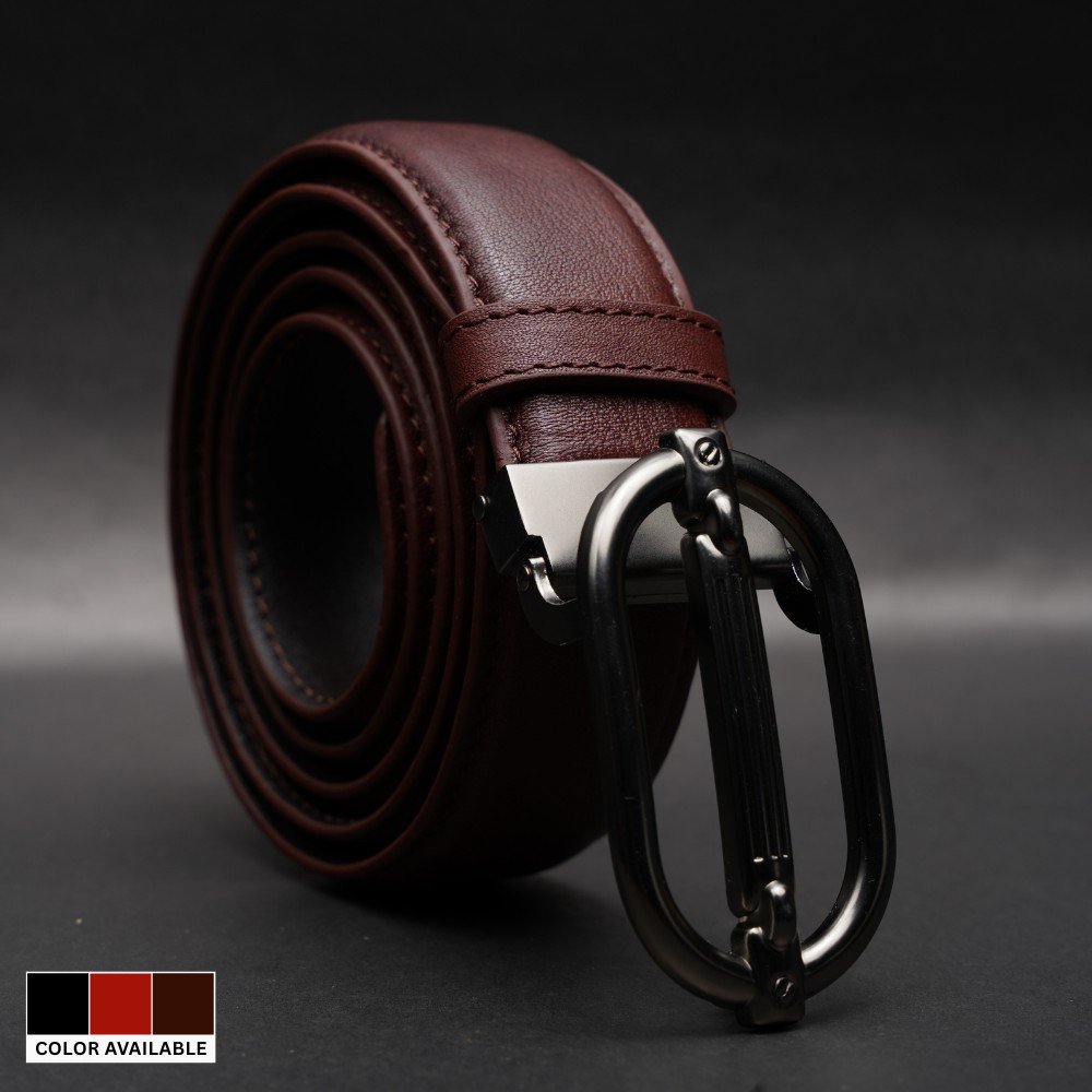 Zays Handcrafted Genuine Leather Belt for Men – Premium Quality, Adjustable, Stylish & Durable - BC113