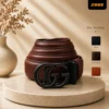 Zays Handcrafted Imported Genuine Leather Auto Gear Belt for Men – Premium Quality, Adjustable, Stylish & Durable - BC128