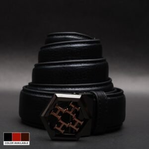 Zays Handcrafted Genuine Leather Belt for Men – Premium Quality, Adjustable, Stylish & Durable - BC112