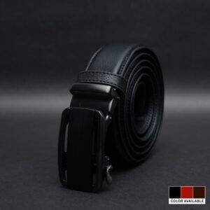 Zays Handcrafted Imported Genuine Leather Auto Gear Belt for Men – Premium Quality, Adjustable, Stylish & Durable - BC143