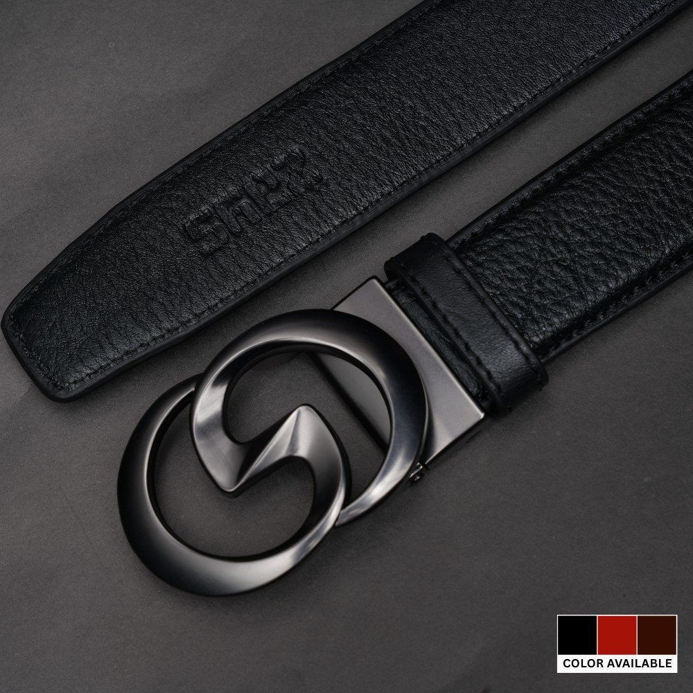 Zays Handcrafted Genuine Leather Belt for Men – Premium Quality, Adjustable, Stylish & Durable - BC111