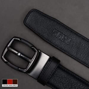 Zays Handcrafted Genuine Leather Belt for Men – Premium Quality, Adjustable, Stylish & Durable - BC110