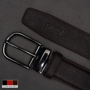 Zays Handcrafted Genuine Leather Belt for Men – Premium Quality, Adjustable, Stylish & Durable - BC108