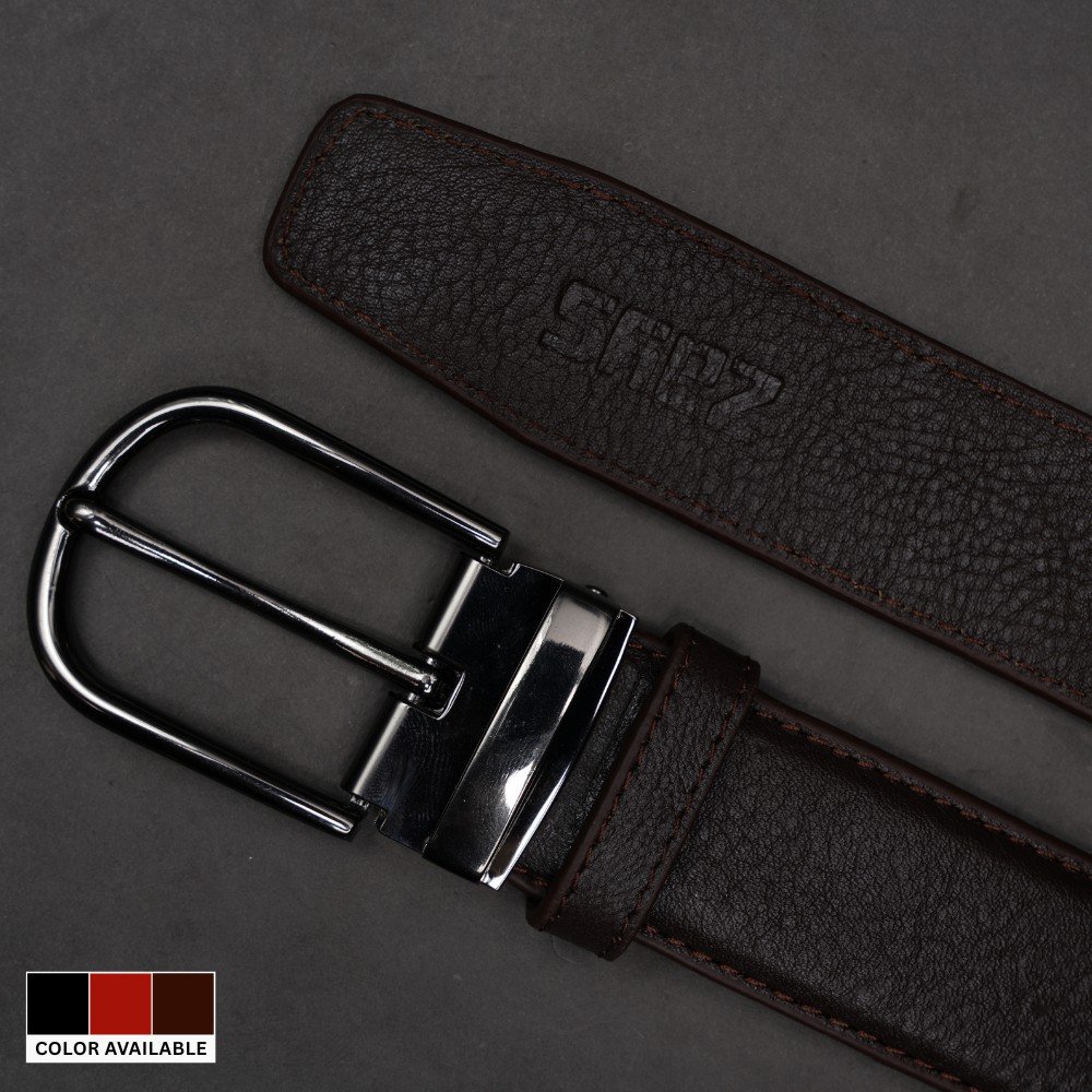 Zays Handcrafted Genuine Leather Belt for Men – Premium Quality, Adjustable, Stylish & Durable - BC108