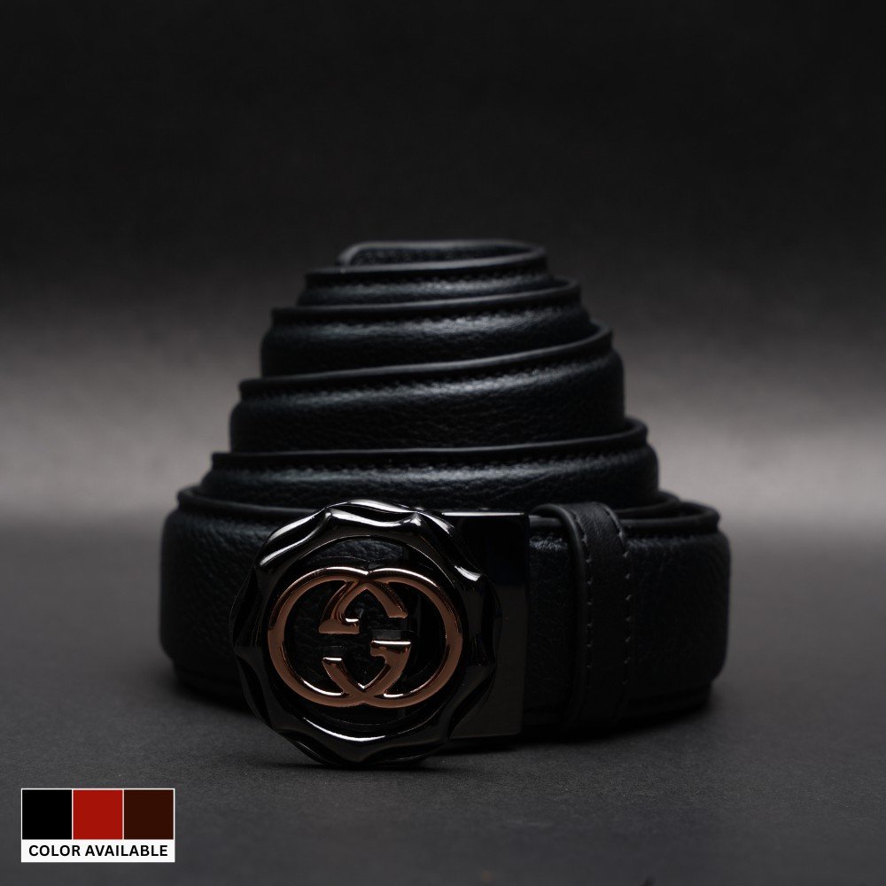 Zays Handcrafted Genuine Leather Belt for Men – Premium Quality, Adjustable, Stylish & Durable - BC105