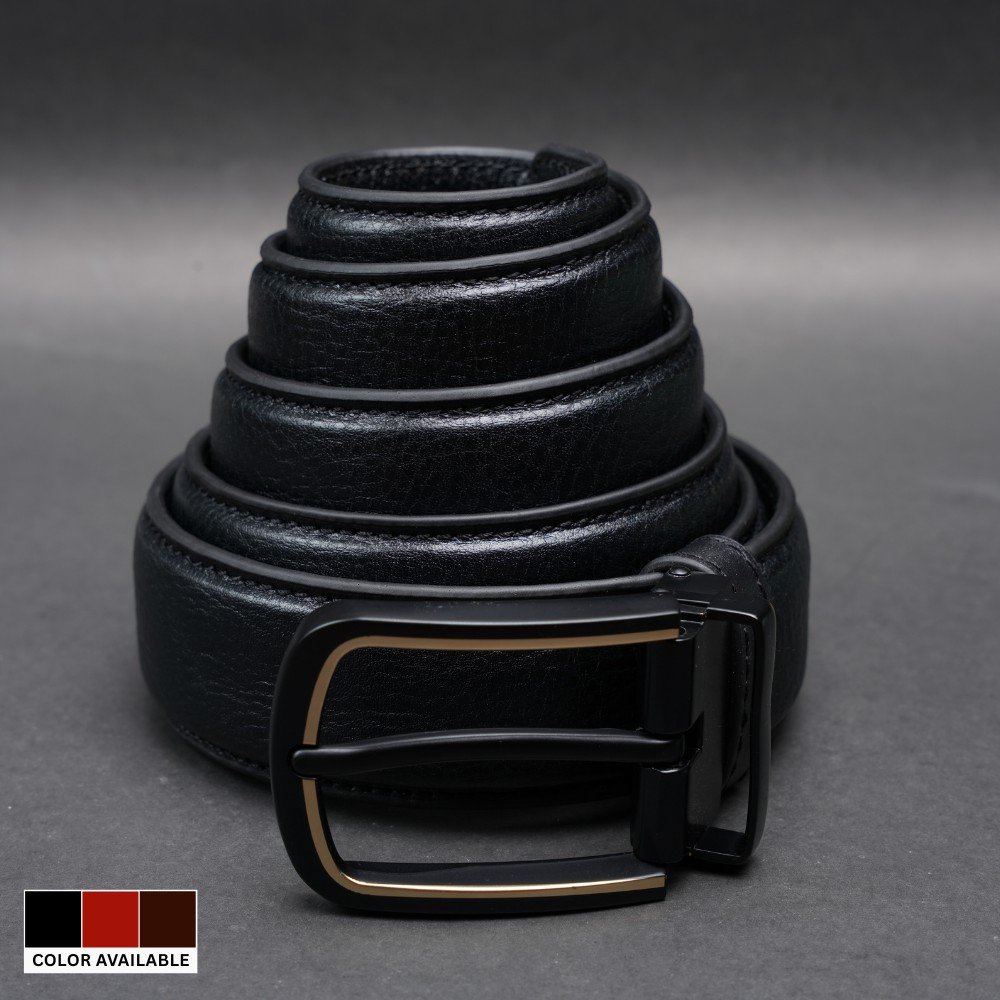 Zays Handcrafted Genuine Leather Belt for Men – Premium Quality, Adjustable, Stylish & Durable - BC104