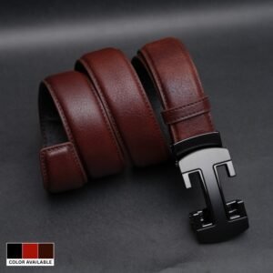 Zays Handcrafted Imported Genuine Leather Auto Gear Belt for Men – Premium Quality, Adjustable, Stylish & Durable - BC144
