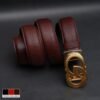 Zays Handcrafted Imported Genuine Leather Auto Gear Belt for Men – Premium Quality, Adjustable, Stylish & Durable - BC146