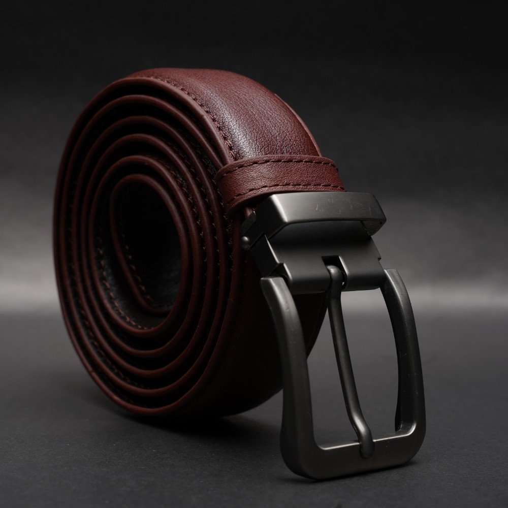Zays Handcrafted Genuine Leather Belt for Men – Premium Quality, Adjustable, Stylish & Durable (BC101-P) - Image 2