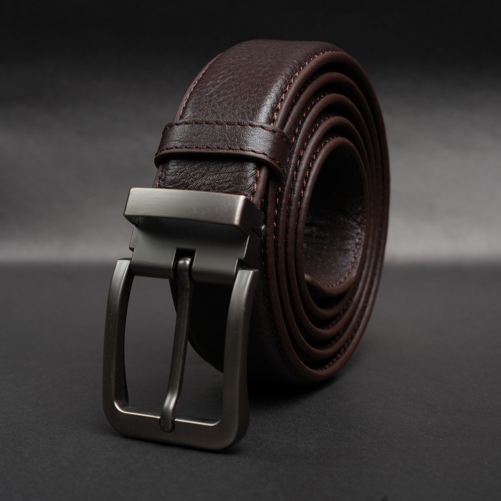 Zays Handcrafted Genuine Leather Belt for Men – Premium Quality, Adjustable, Stylish & Durable (BC101-P) - Image 4