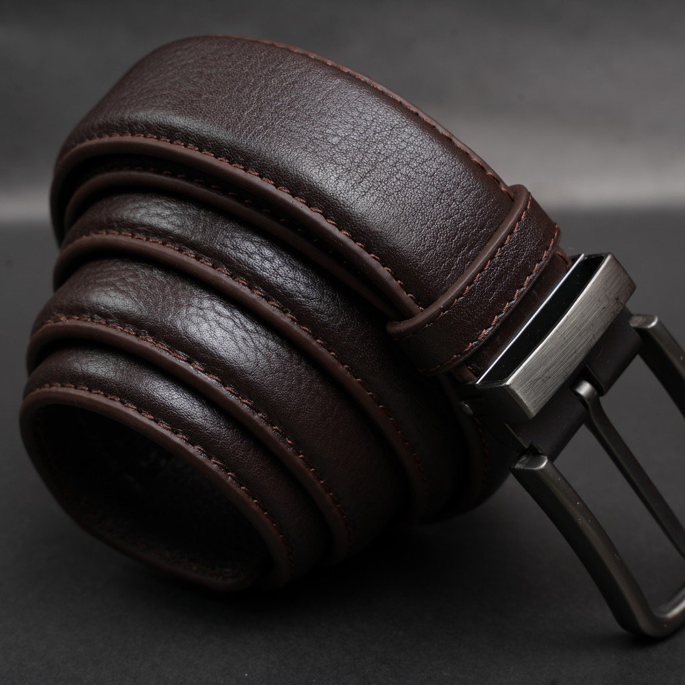 Zays Handcrafted Genuine Leather Belt for Men – Premium Quality, Adjustable, Stylish & Durable (BC102-P) - Image 3
