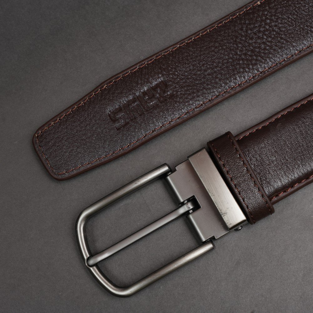 Zays Handcrafted Genuine Leather Belt for Men – Premium Quality, Adjustable, Stylish & Durable (BC102-P) - Image 12